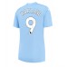 Cheap Manchester City Erling Haaland #9 Home Football Shirt Women 2023-24 Short Sleeve